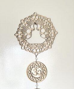 Chakra raamhanger – spirituele wanddecoratie van hout