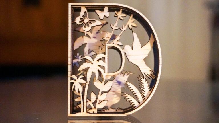 Letter D | Papegaai & tropisch