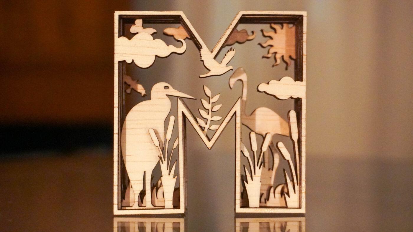 Letter M | Watervogels & riet