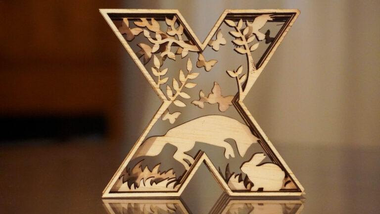 Letter X | Botanisch ontwerp