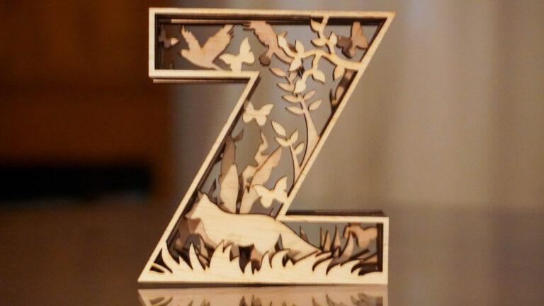 Letter Z | Botanisch ontwerp