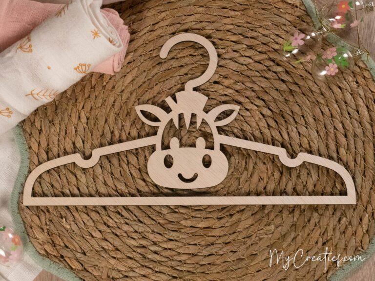 Zebra Houten Babykledinghanger